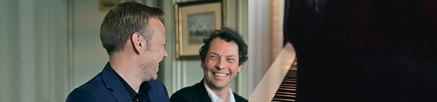Mattias Nilsson och Daniel Propper - fyra händer och en flygel.
Lördag 13 september 2025 kl. 18.00 (Obs tiden!)
Missionskyrkan, Lidköping